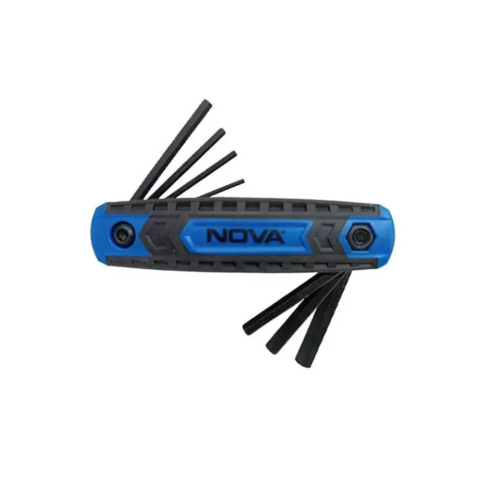 آچار آلن چاقویی ستاره‌ای نووا مدل 1161 مجموعه 8 عددی