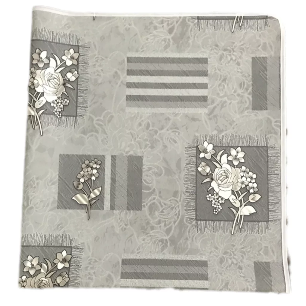 سفره 4 نفره مدل لایت طرح پشت نخی سایز 100×100 سانتی متر کد 05