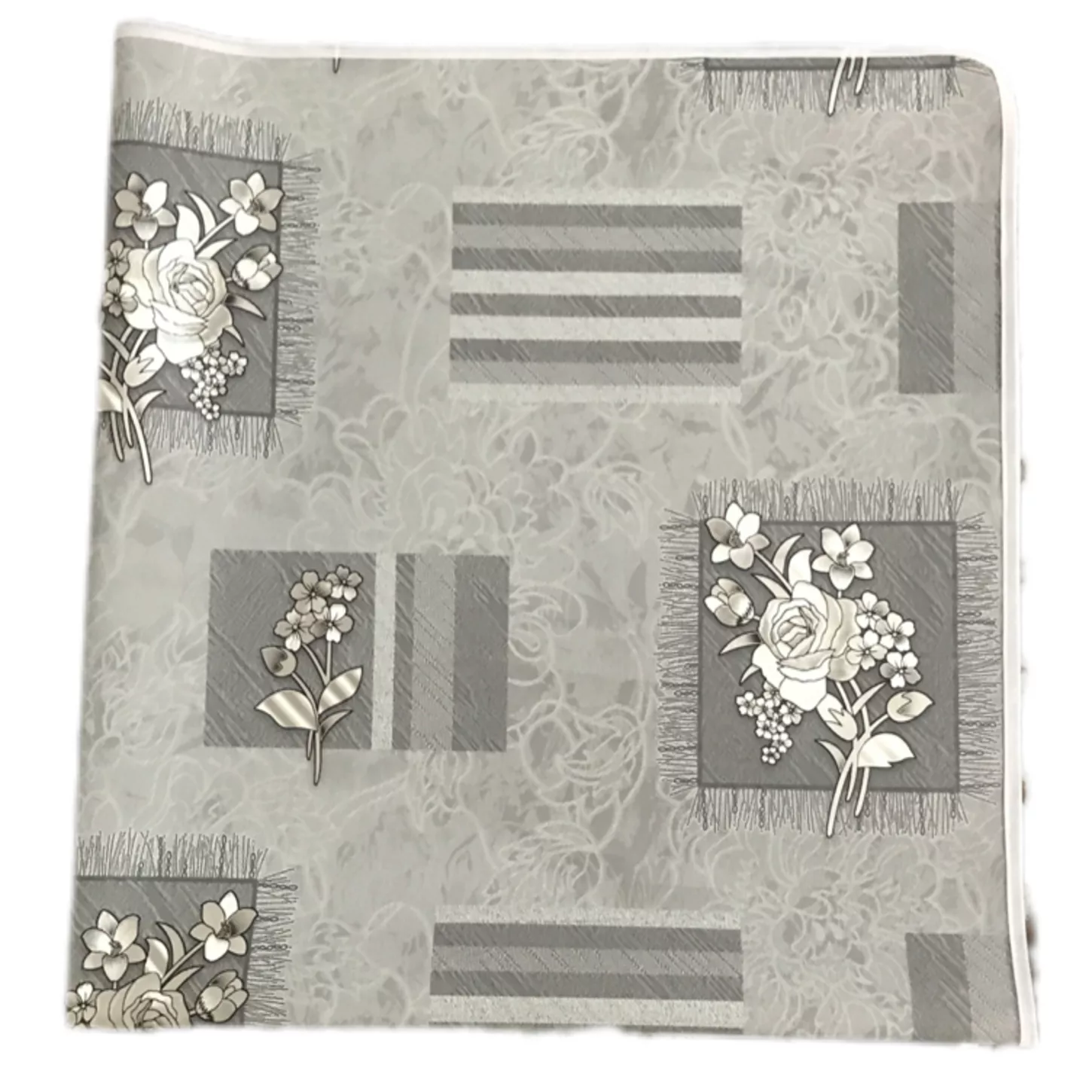 سفره 4 نفره مدل لایت طرح پشت نخی سایز 100×100 سانتی متر کد 05