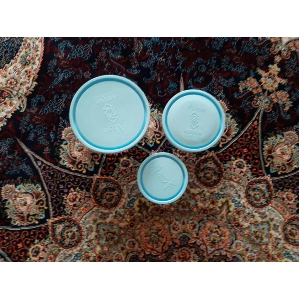 ظرف نگهدارنده بلور کاوه مدل 2022 مجموعه 3 عددی