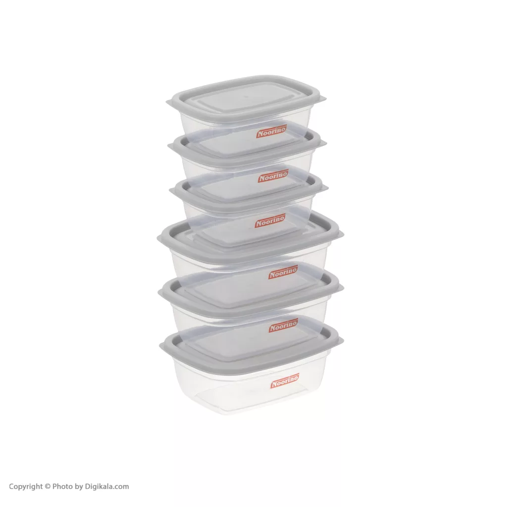 ظرف نگهدارنده نورینو مدل ساحل مجموعه شش عددی