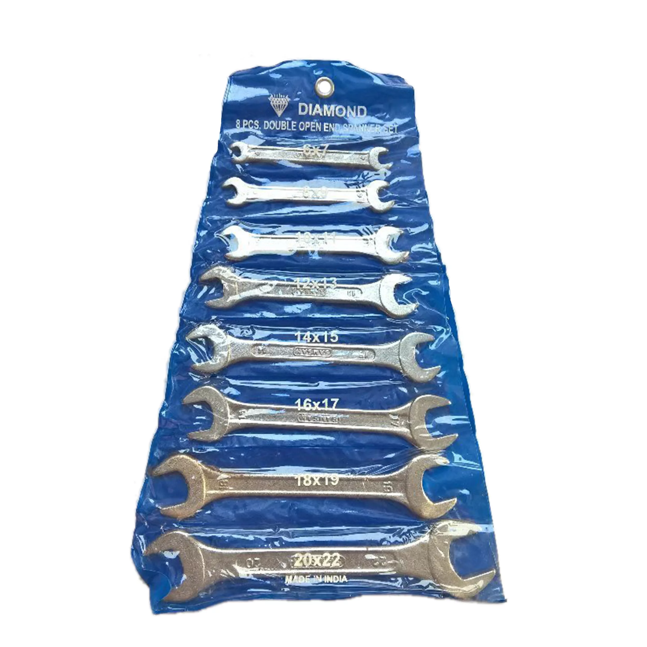 مجموعه 8 عددی آچار دو سر تخت دیاموند مدل D8
