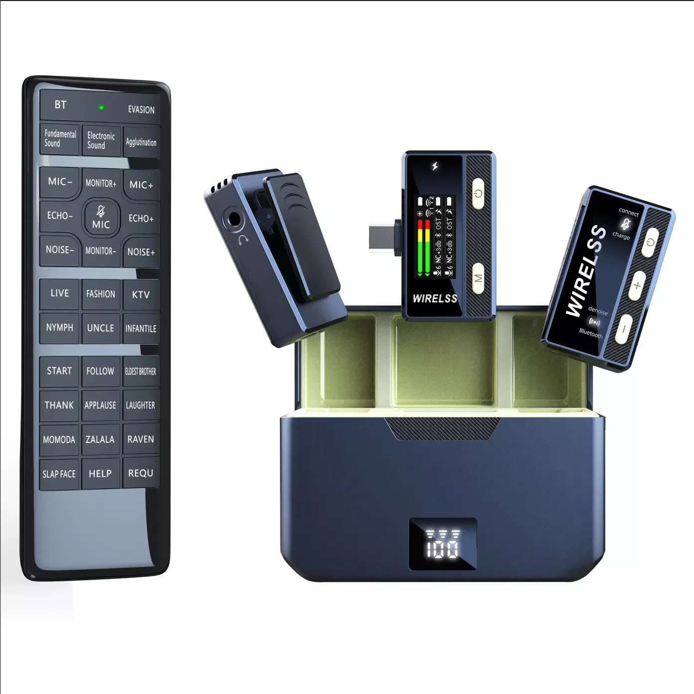 ست میکروفن بی سیم مدل SX66