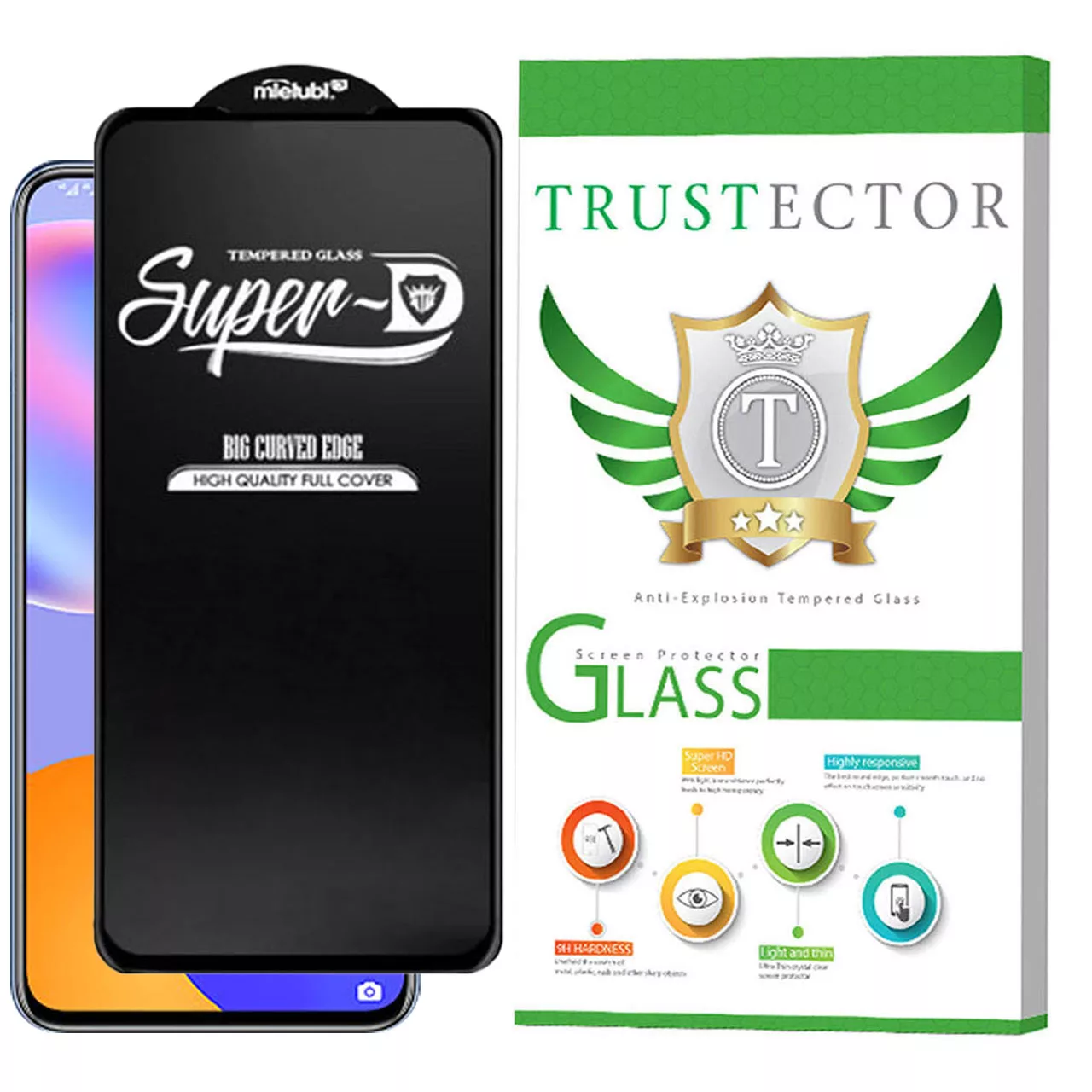 محافظ صفحه نمایش تراستکتور مدل SUTA-Glass مناسب برای گوشی موبایل هوآوی Y9a