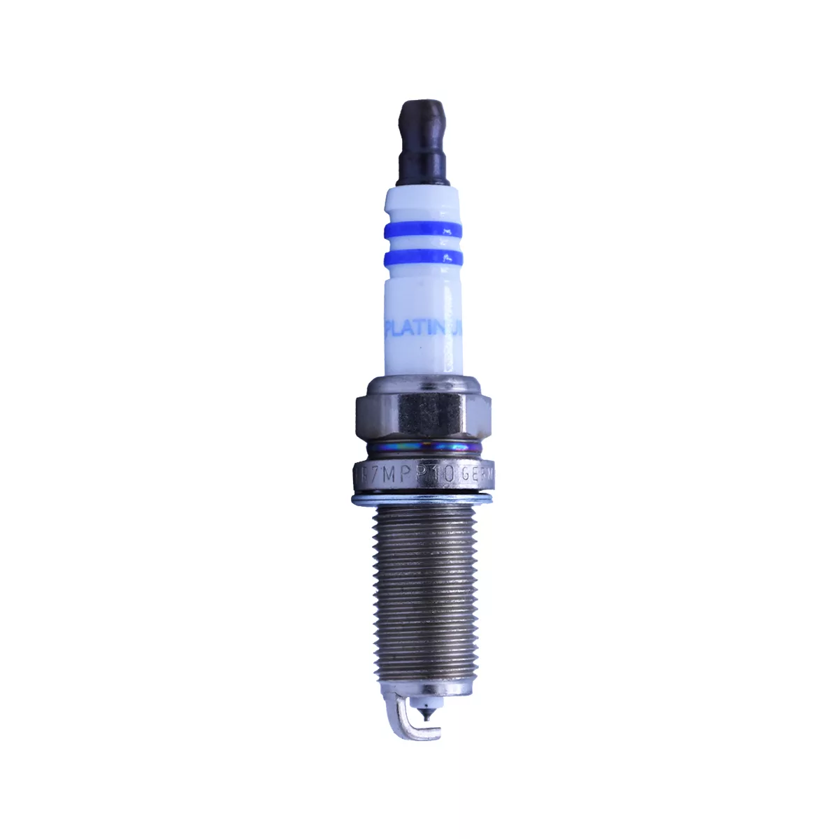 شمع خودرو بوش مدل تک پلاتین سوزنی پایه بلند کد 6765-FR7MPP10 بسته 4 عددی