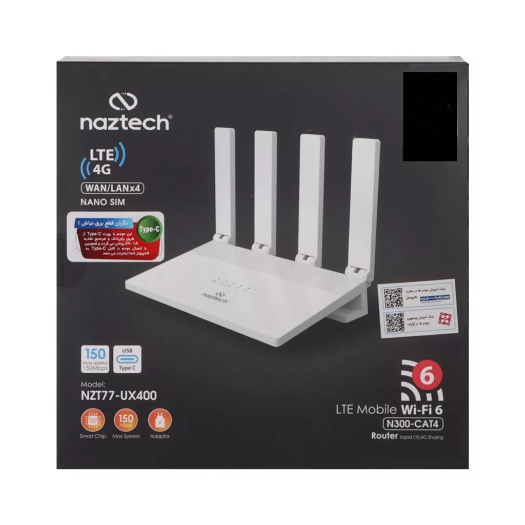 مودم 4G LTE نزتک مدل 77UX400