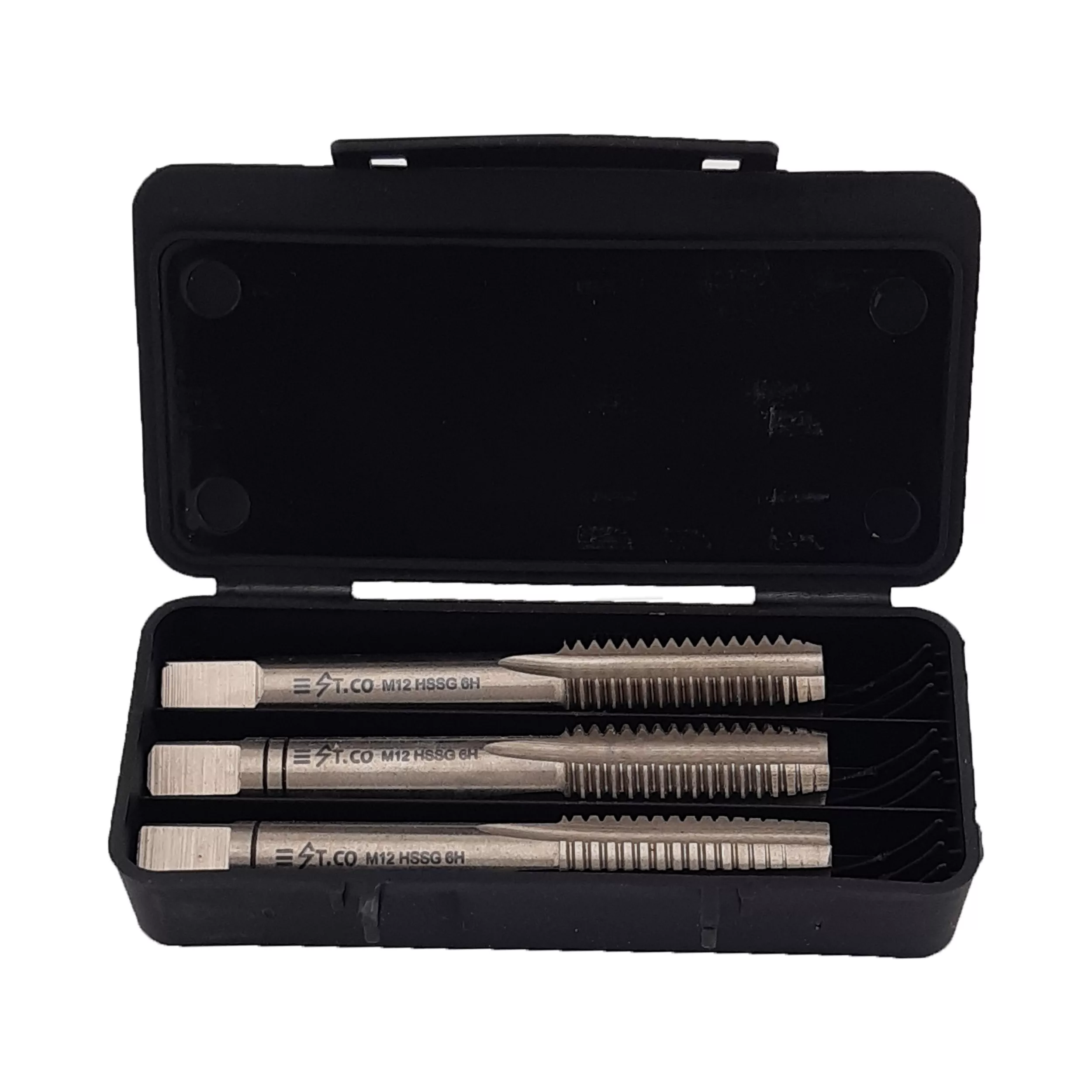 قلاویز دستی استیکو مدل M12-1.75 HSSG سایز 12 میلی متر مجموعه 3 عددی