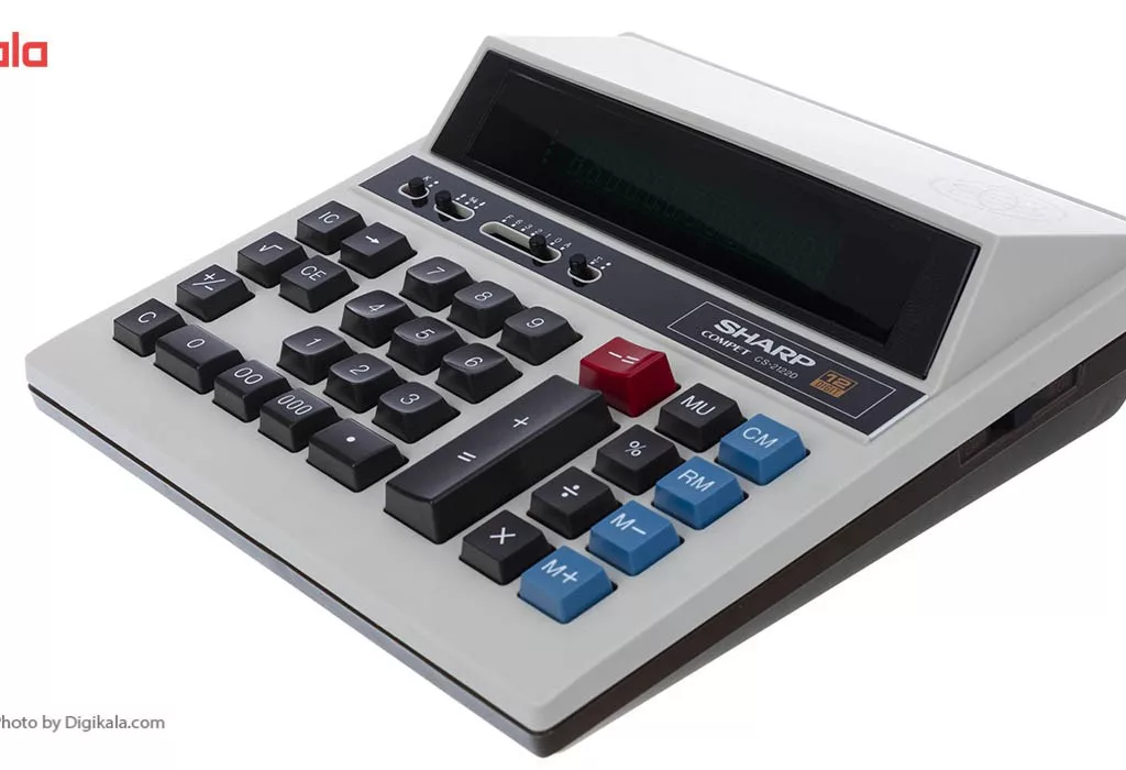 ماشین حساب شارپ ژاپنی مدل CS-2122D