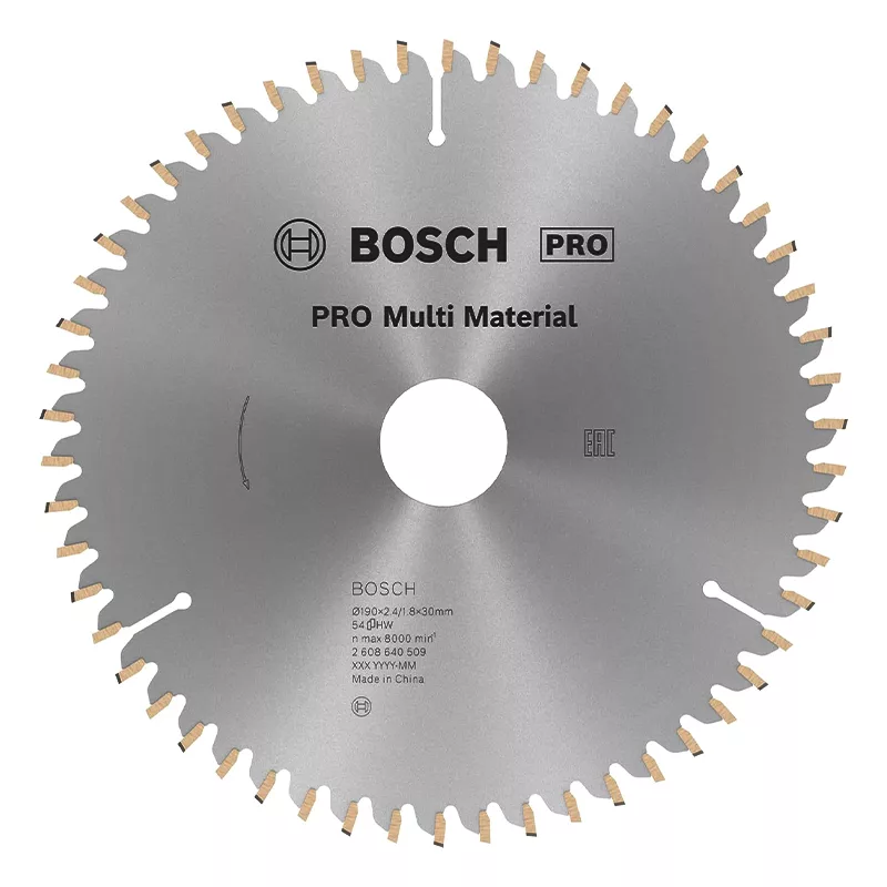 تیغ اره سینی چند منظوره بوش مدل PRO Multi Material – 190 MM