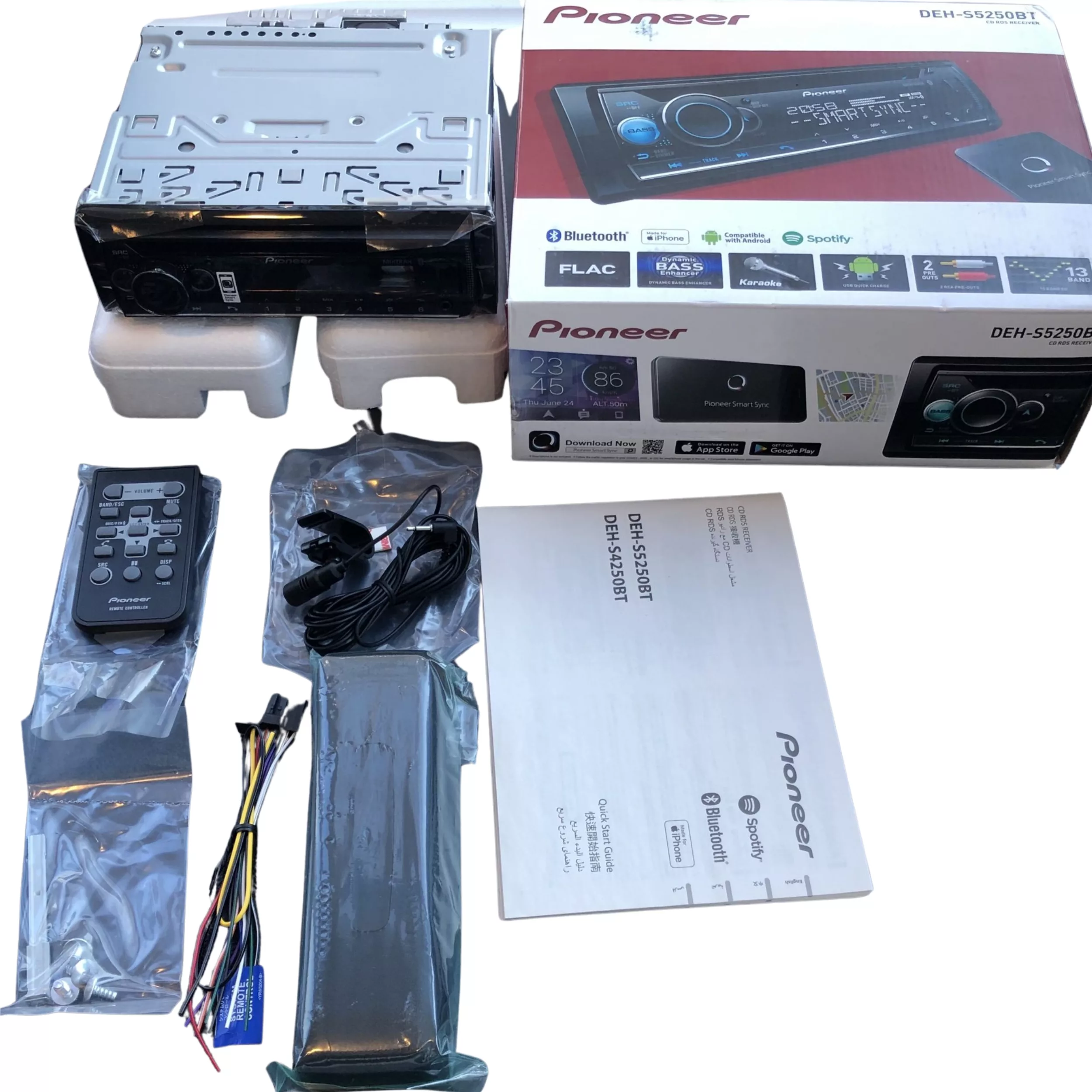 پخش کننده خودرو پایونیر مدل DEH-S5250BT