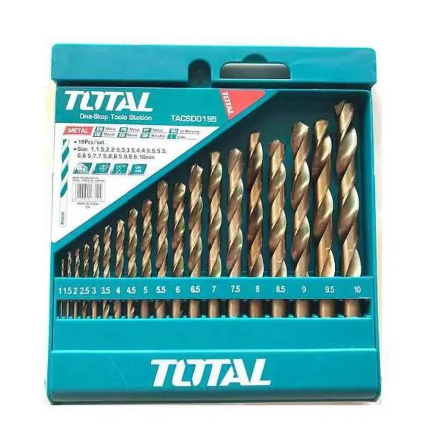مته کبالت توتال مدل TACSD0195 مجموعه 19 عددی