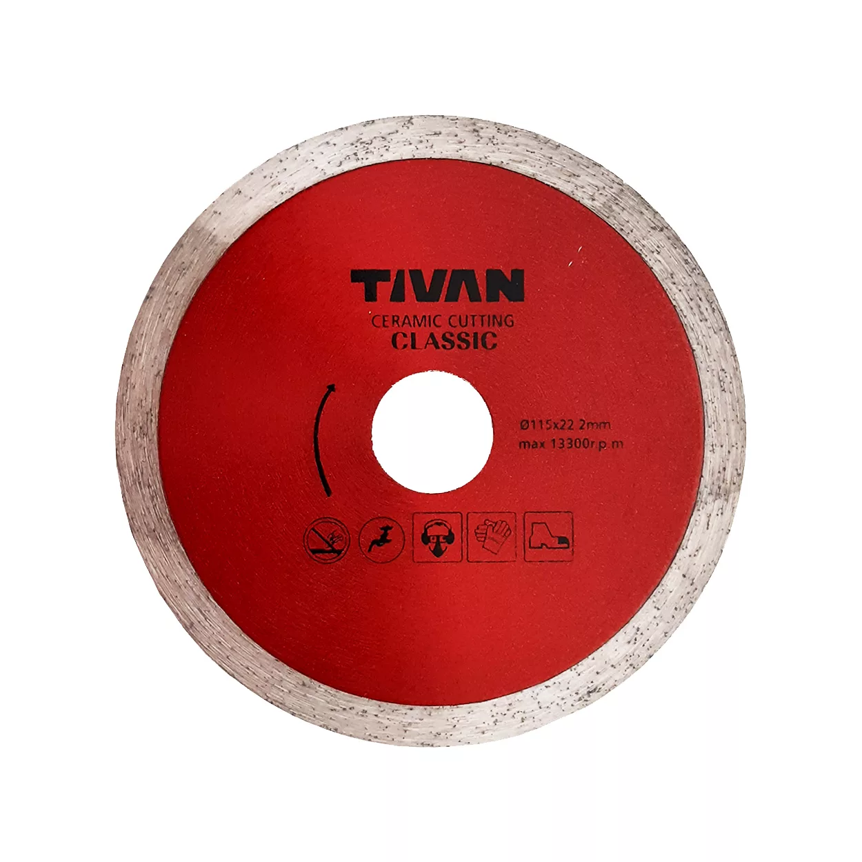 صفحه برش سرامیک تیوان مدل AT- 115MM صفحه برش سرامیک تیوان مدل AT- 115MM