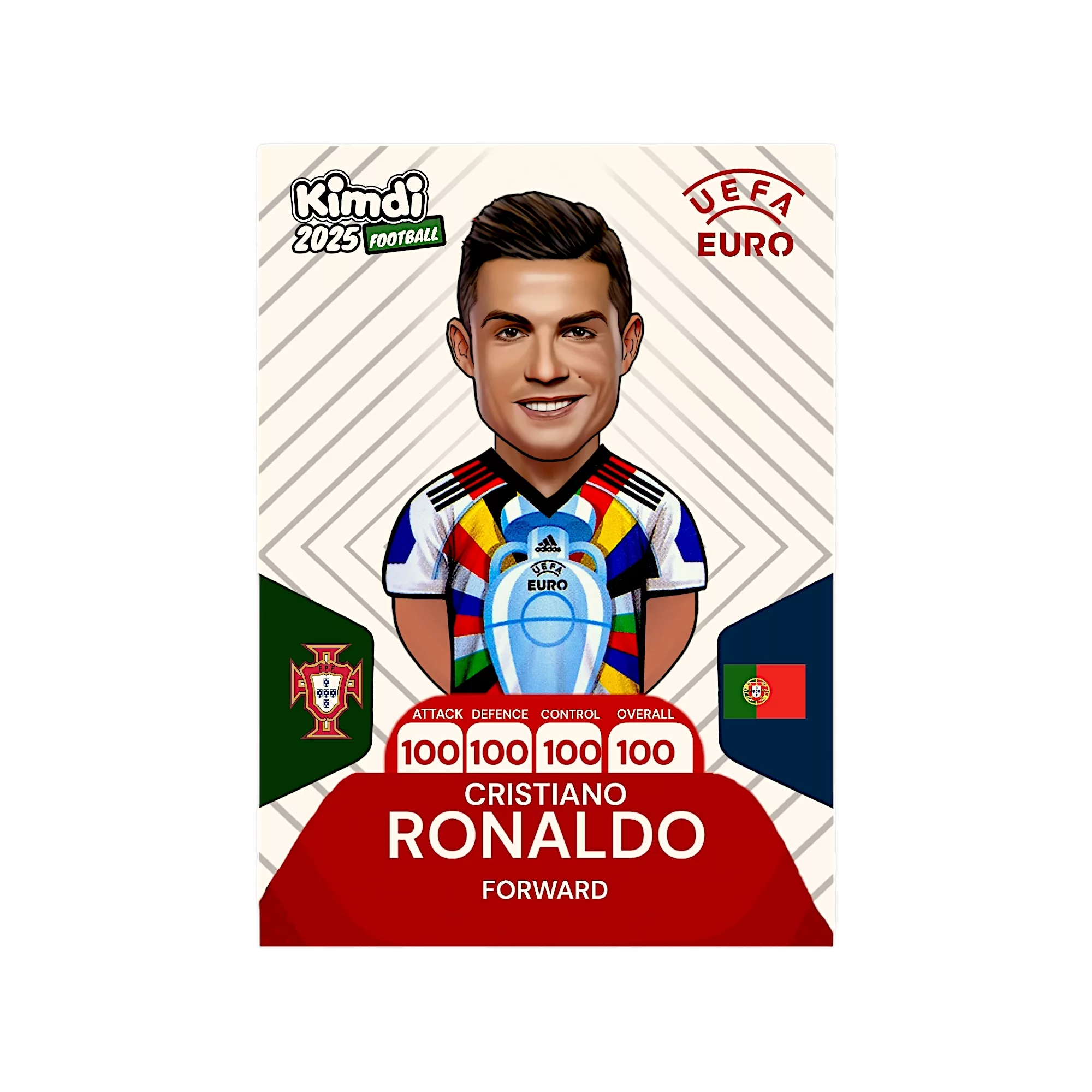 اسباب بازی شانسی کیمدی مدل پرمیوم یورو رونالدو سری 2025 اسباب بازی شانسی کیمدی مدل پرمیوم یورو رونالدو سری 2025