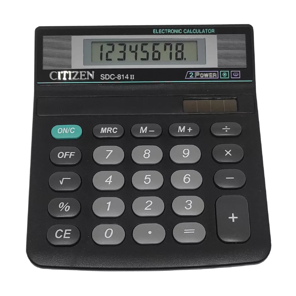 ماشین حساب سیتی زن مدل sdc-814 2