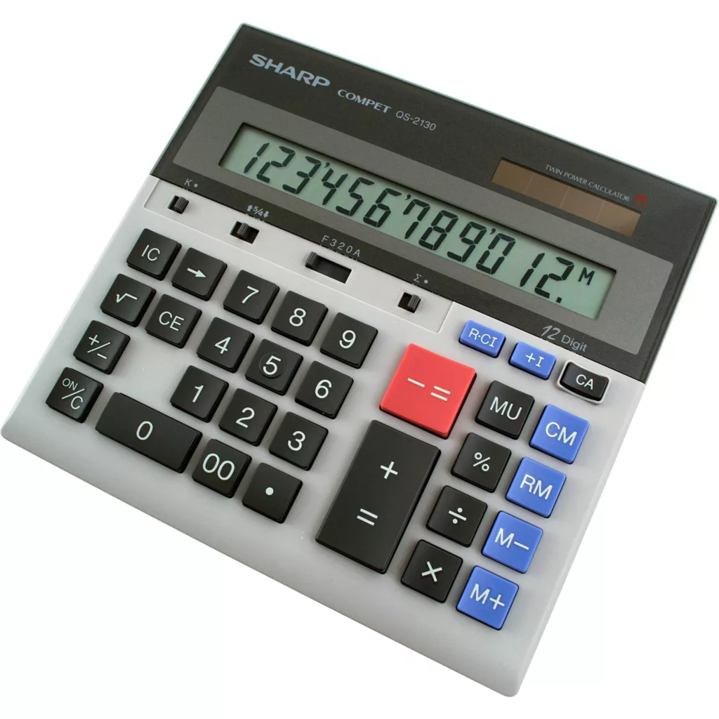 ماشین حساب شارپ مدل CS-2130 کد AT-125-1