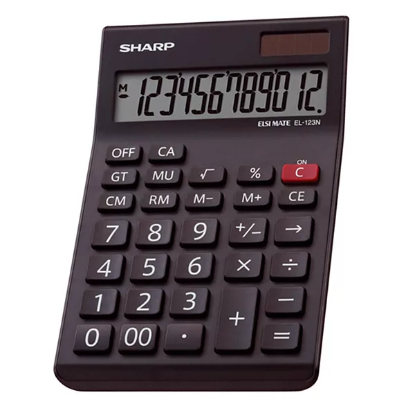 ماشین حساب شارپ مدل EL-123N-BK