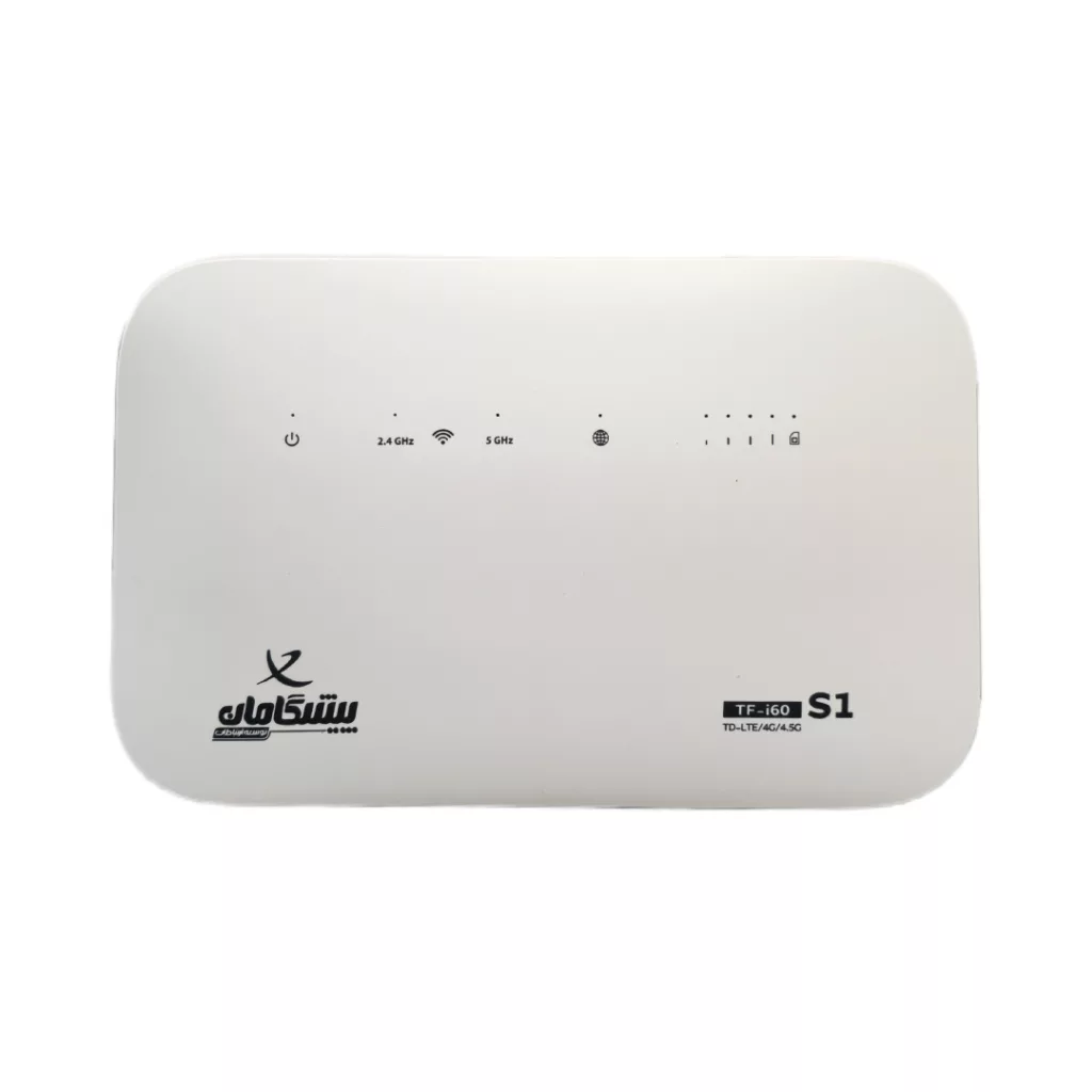 مودم 4G/TD-LTE پیشگامان مدل TF-i60 S1 به همراه سیم کارت و 3000 گیگابایت اینترنت 12 ماهه