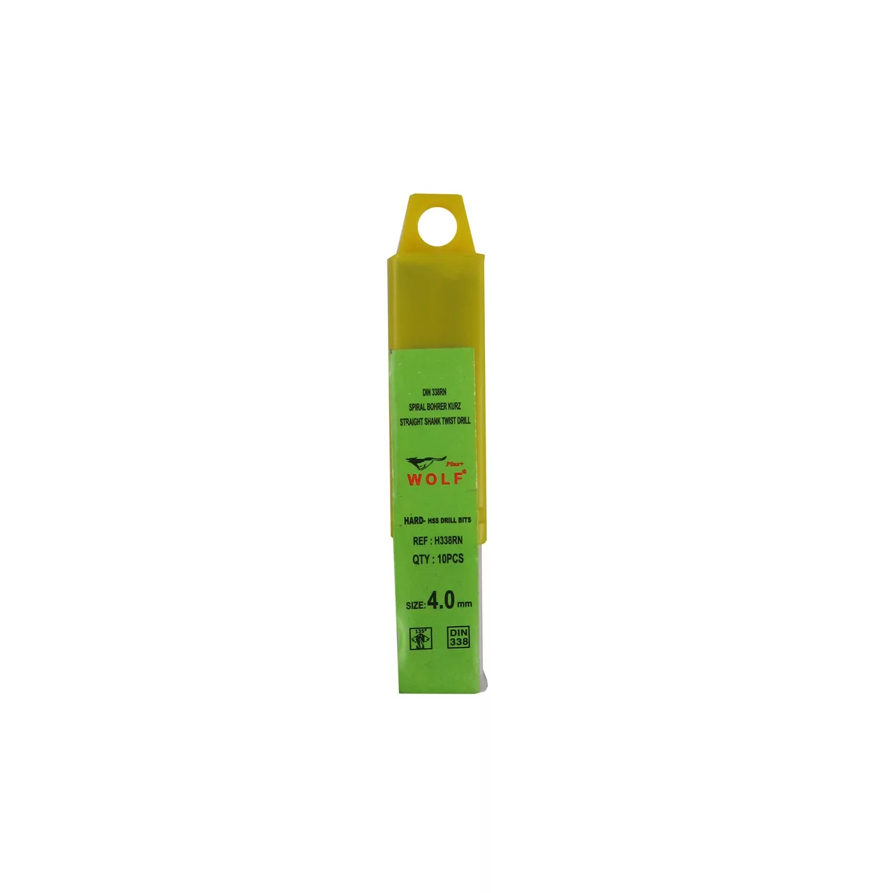 مته آهن ولف مدل HSS-7.5-4 کد 0158 سایز 4 میلیمتر بسته 10 عددی