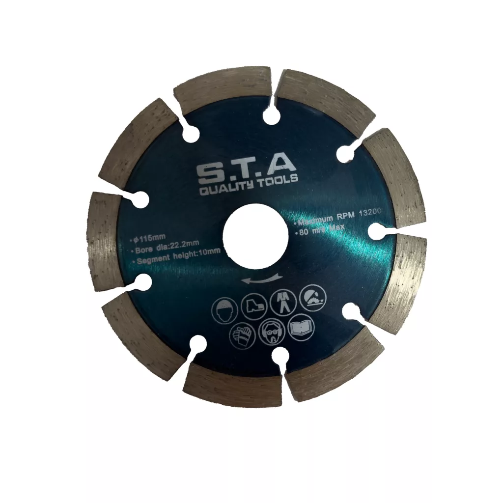 صفحه برش گرانیت اس تی ای مدل SMT-S.T.A-115MM سایز 115 میلیمتر
