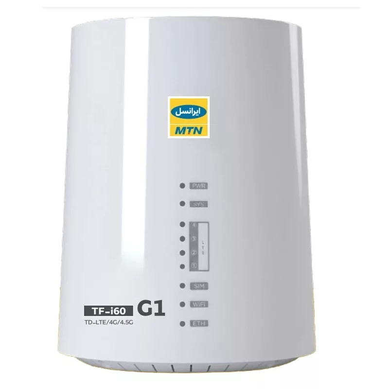 مودم 4G/TD-LTE ایرانسل مدل TF I60-G1 به همراه 100 گیگ اینترنت سه ماهه