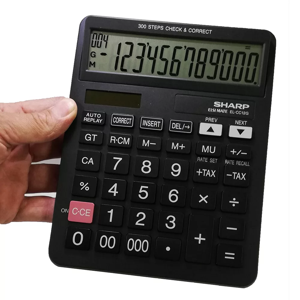 ماشین حساب شارپ مدل EL-CC12G
