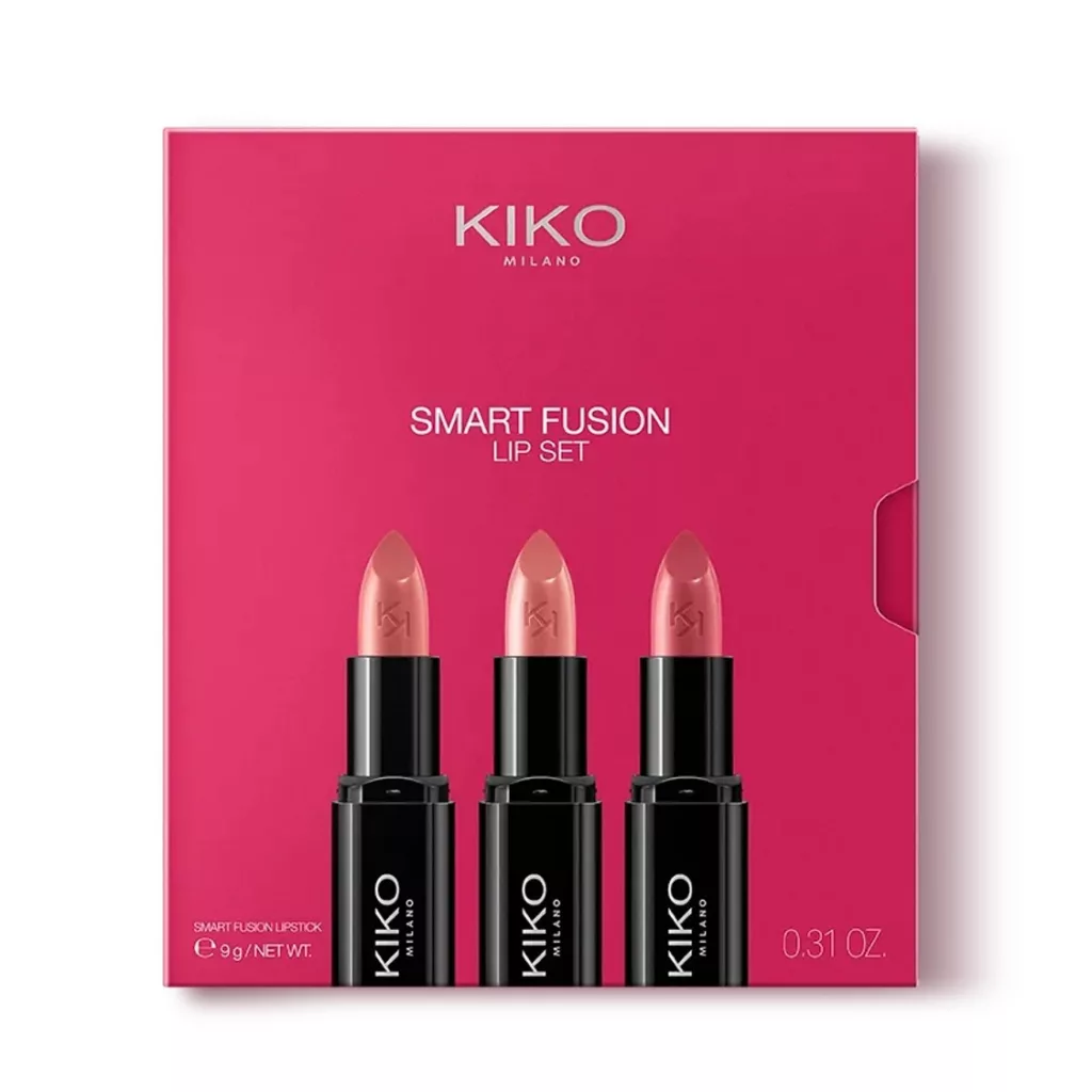 رژ جامد مات کیکو میلانو مدل smart fusion مجموعه 3 عددی