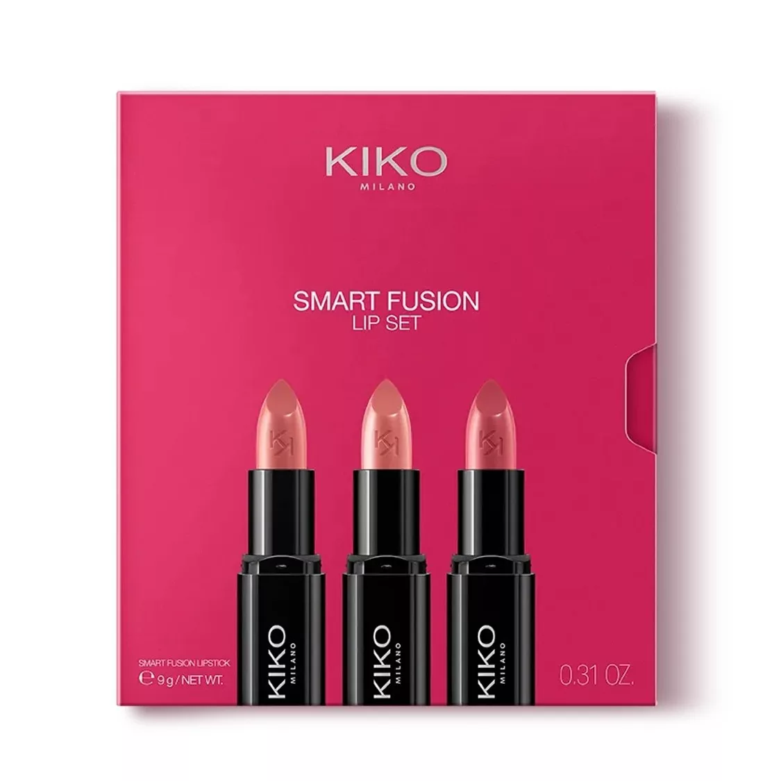 رژ جامد مات کیکو میلانو مدل smart fusion مجموعه 3 عددی