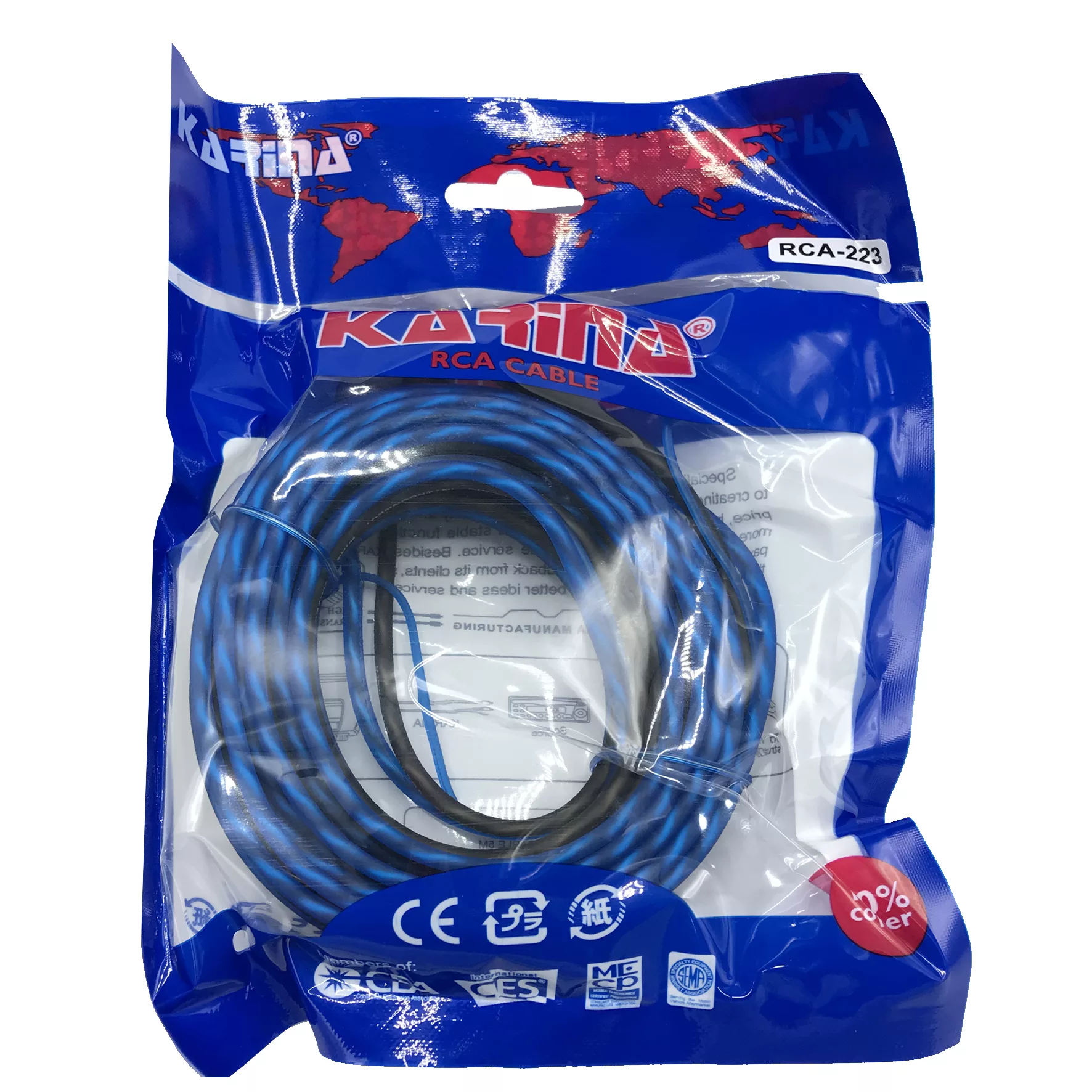 کابل آرسی خودرو کارینا مدل RCA-223