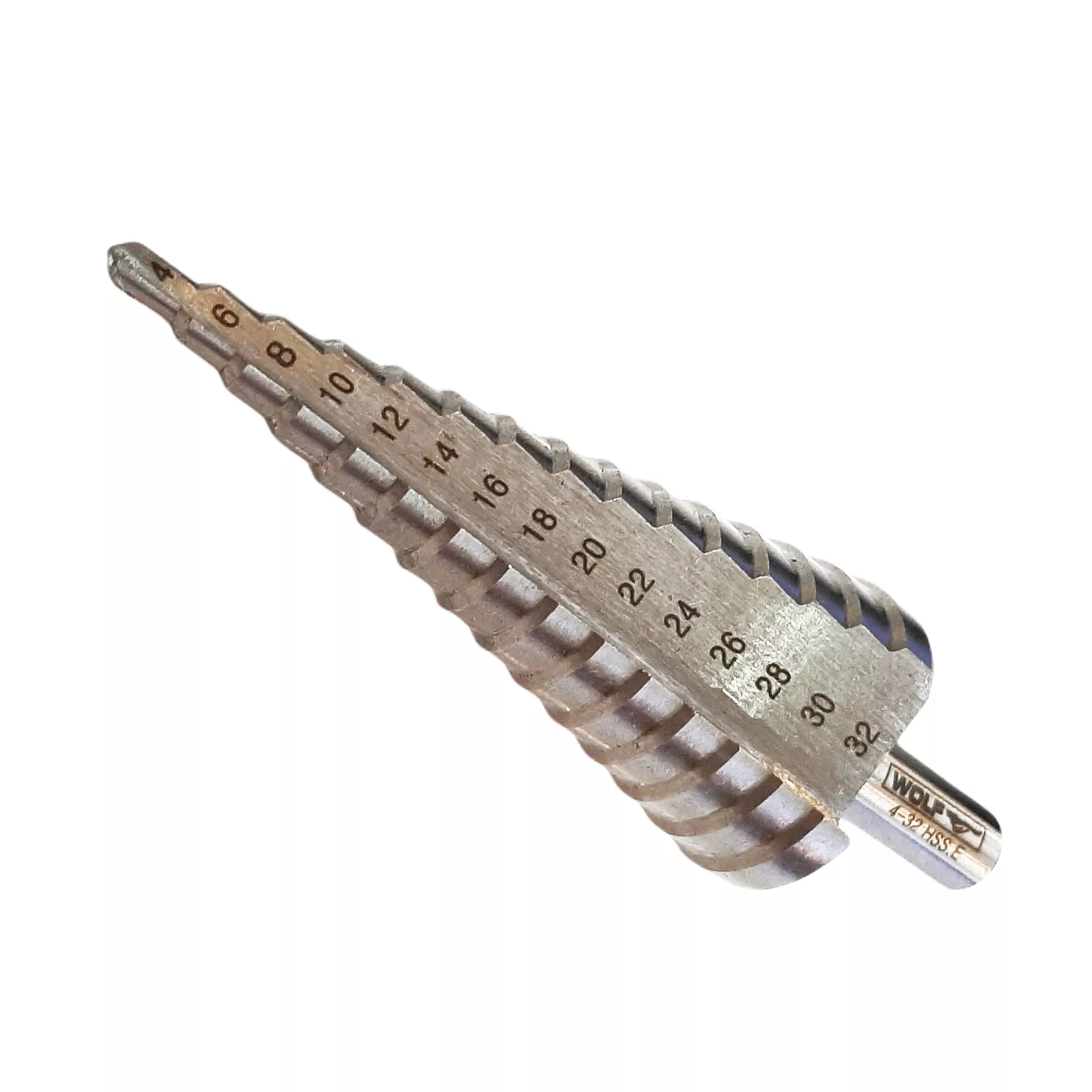 مته ولف مدل کاجی پله ای کد HSS.E سایز 4/32 میلیمتر مته ولف مدل کاجی پله ای کد HSS.E سایز 4/32 میلیمتر