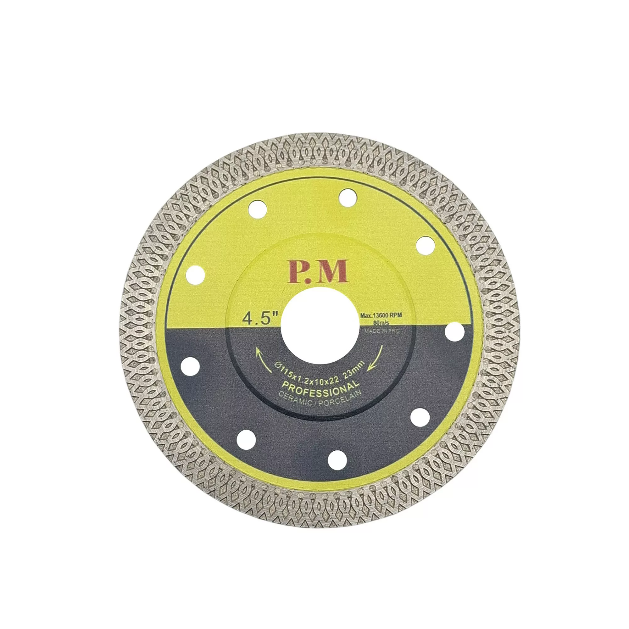 صفحه پرسلان پی ام مدل 115MM سایز 115 میلیمتر صفحه پرسلان پی ام مدل 115MM سایز 115 میلیمتر
