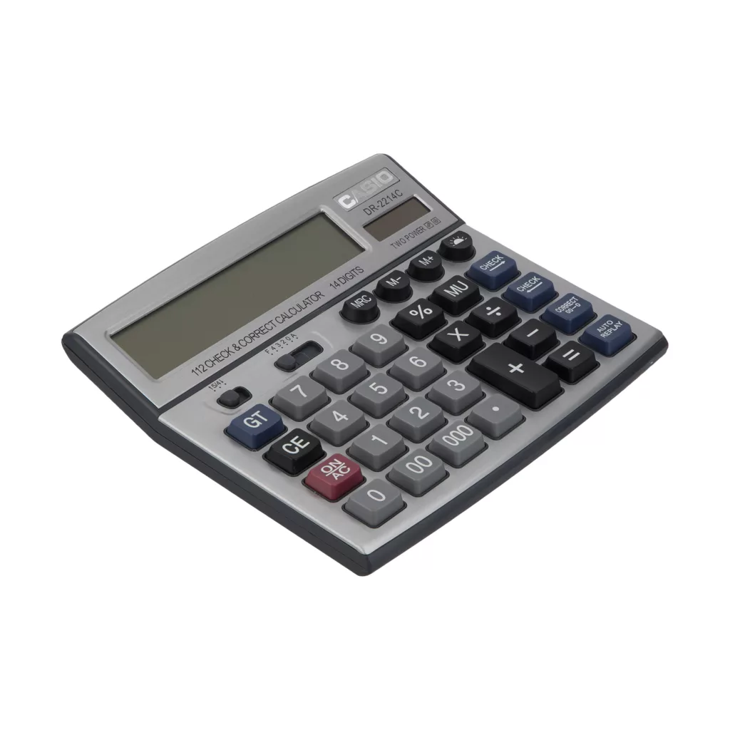 ماشین حساب کاسیو مدل DR-2214C