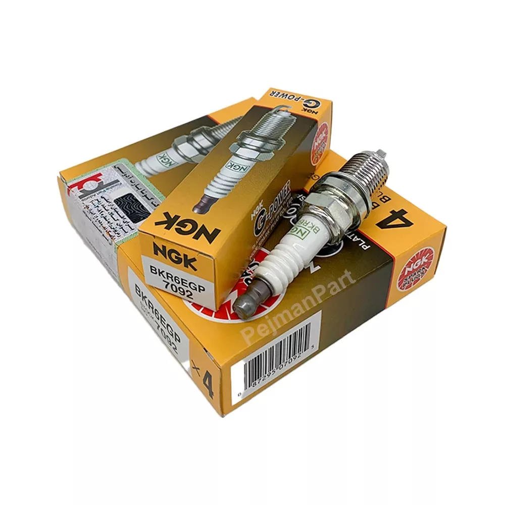 شمع خودرو ان جی کی مدل BKR6EGP 7092  مناسب برای پژو 405 بسته 4 عددی