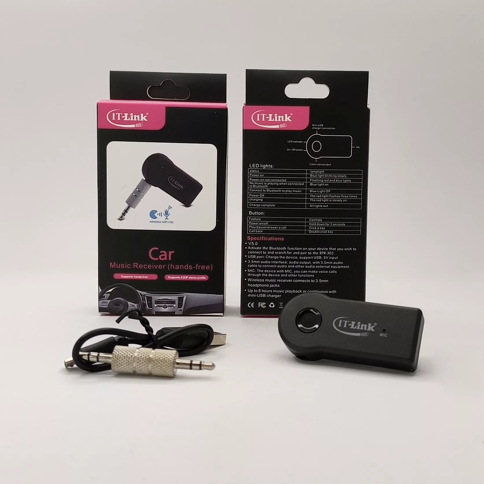گیرنده بلوتوث خودرو آی تی لینک مدل CARMUSIC 01