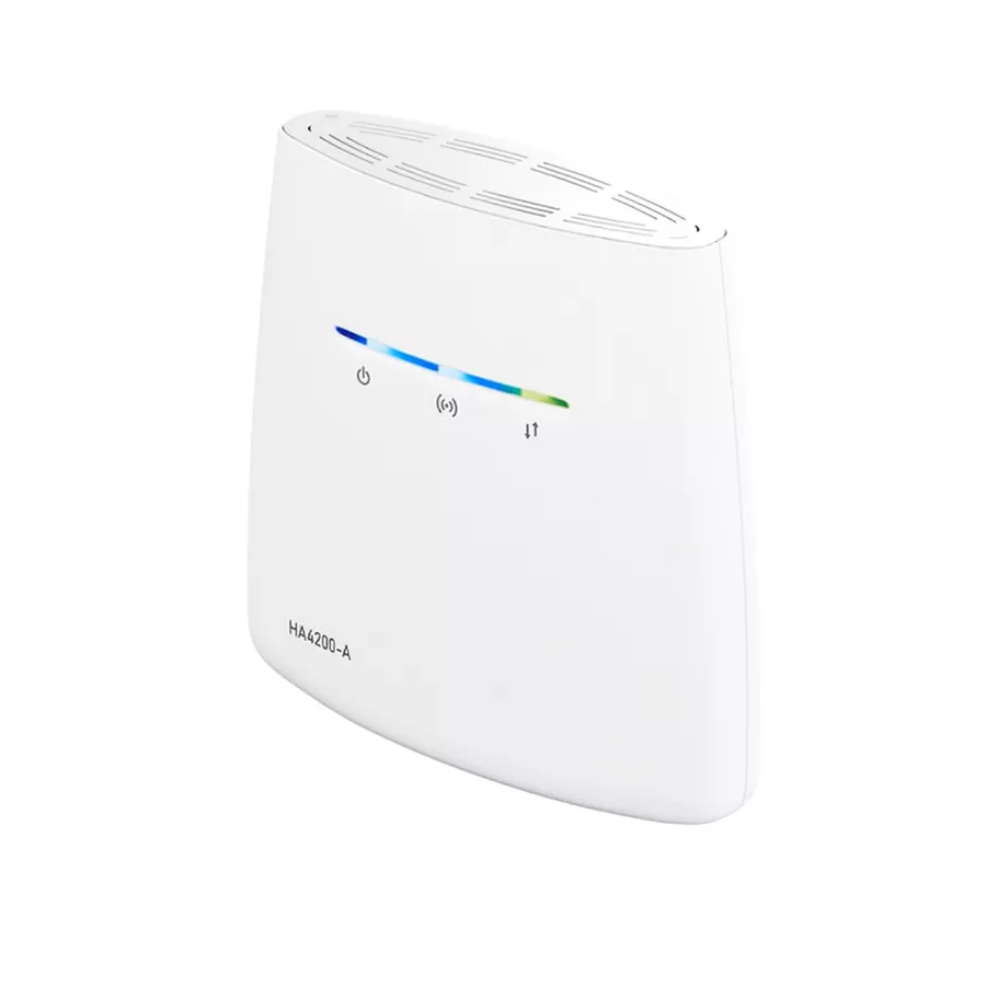 مودم 4G همراه اول مدل HA4200 به همراه کارت هدیه فعالسازی سیم‌کارت اعتباری و 300 گیگابایت اینترنت هدیه 1 ساله
