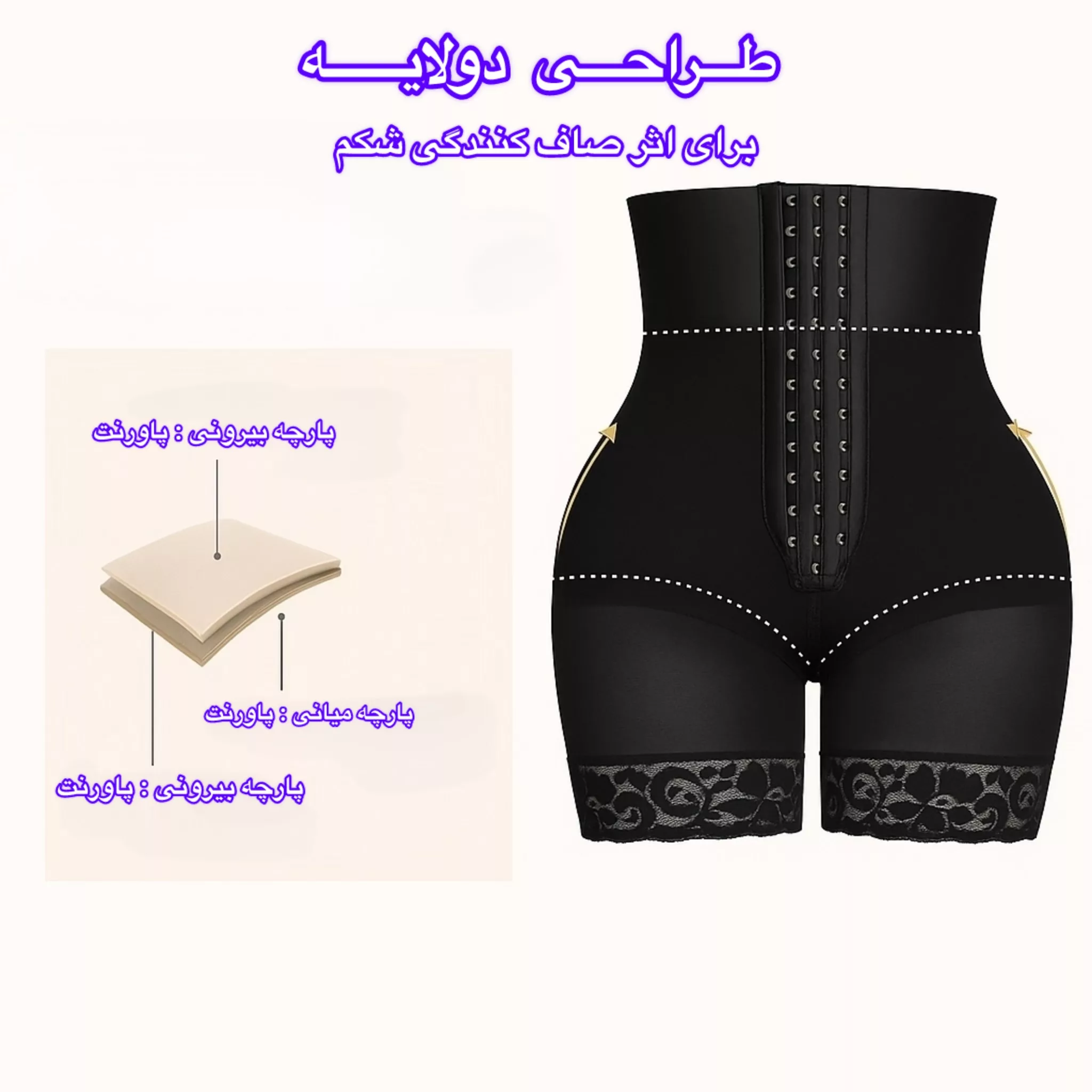 گن ساعت شنی زنانه بلافیگورا مدل قزن دار کد 0015