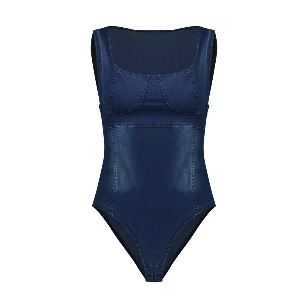 بادی زنانه پپا مدل Denim