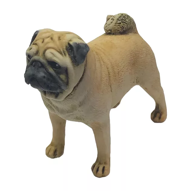 فیگور مدل سگ طرح Pug کد DO955-10 ارتفاع 5.5 سانتی متر
