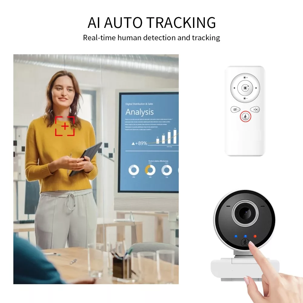 وب کم مدل  AI Auto Tracking with Remote Control