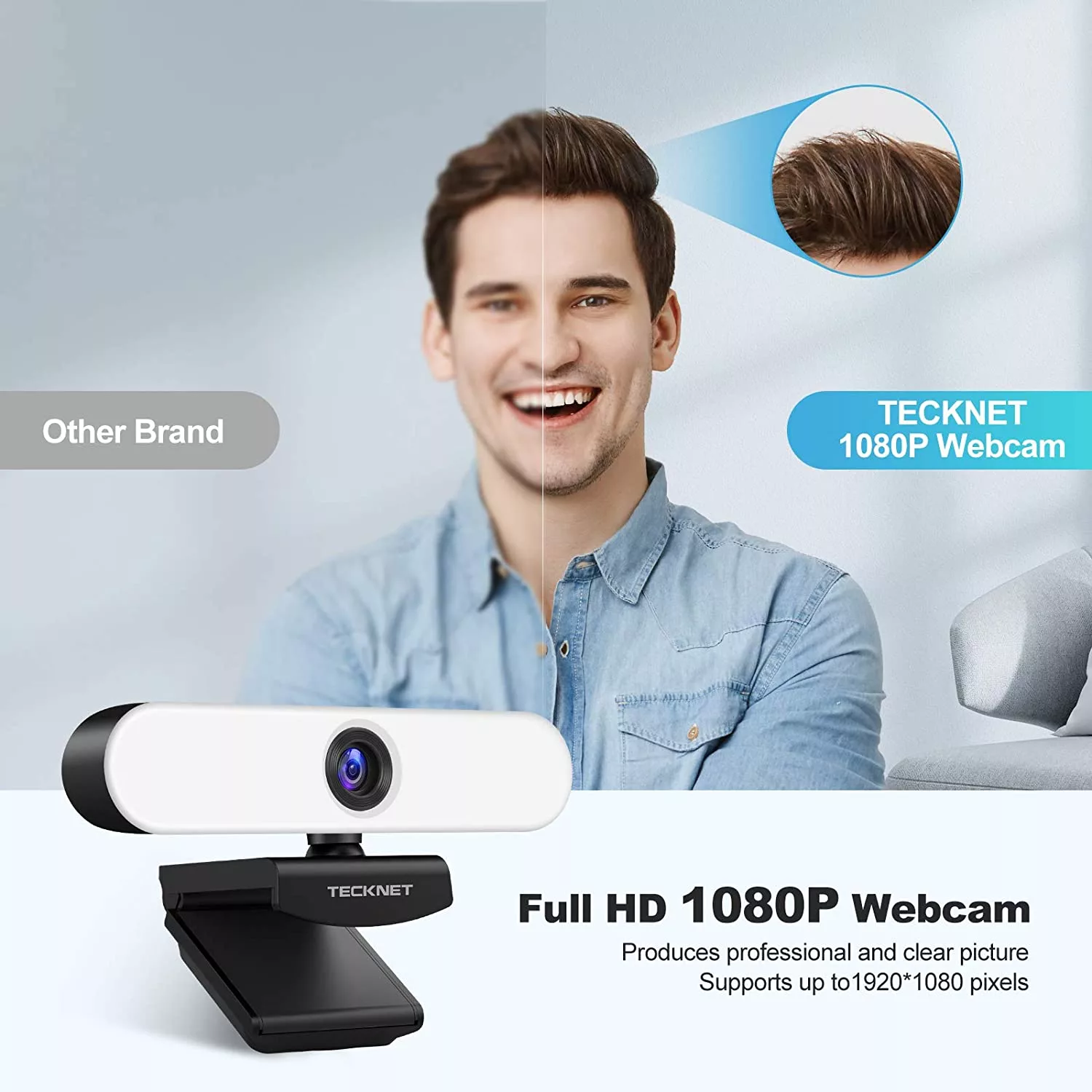 وب کم تیک نت مدل Conferencing with 3-Level Brightness