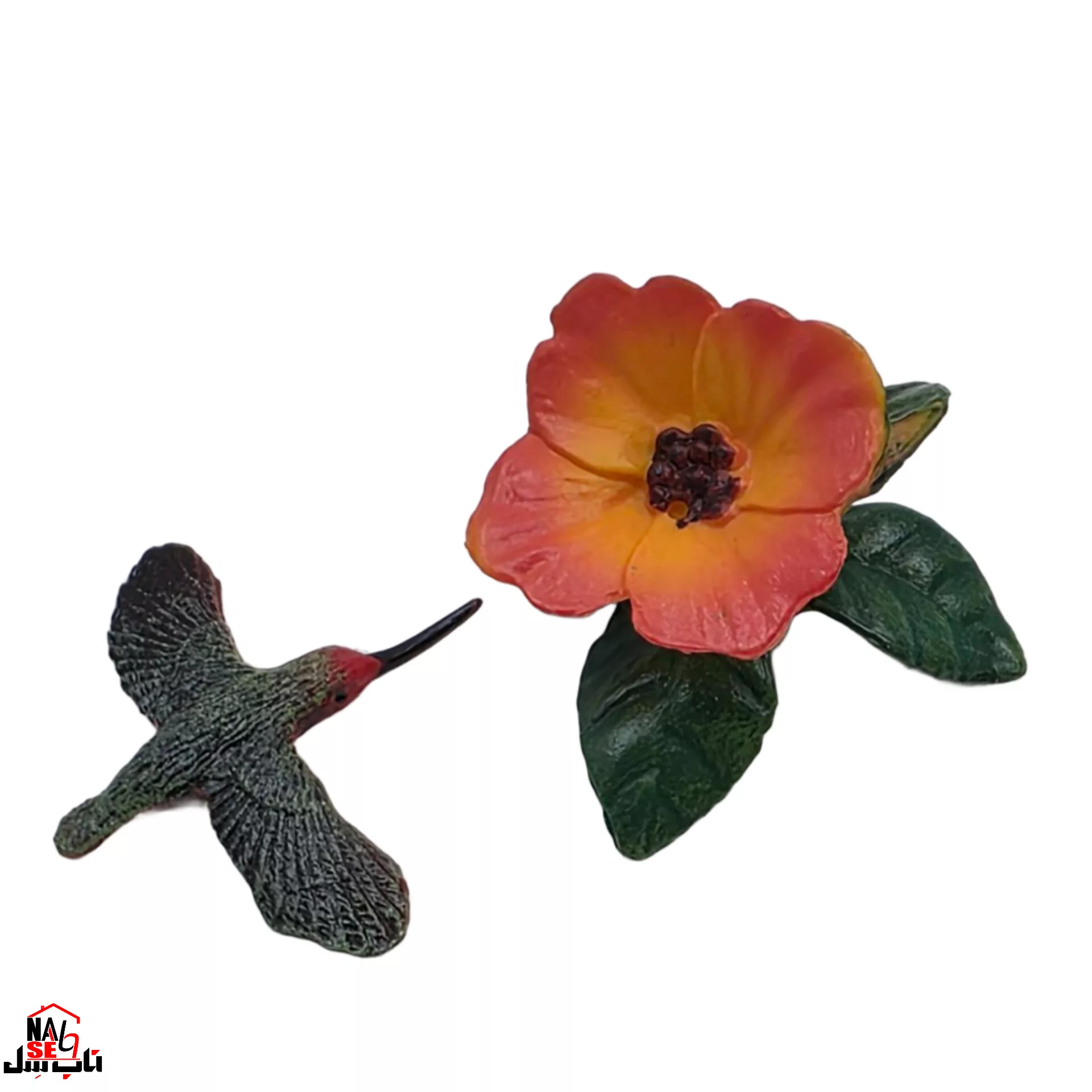 فیگور ناب سل مدل مرغ مگس خوار کد HUMMING BIRD NAAB002 ارتفاع 5 سانتی متر