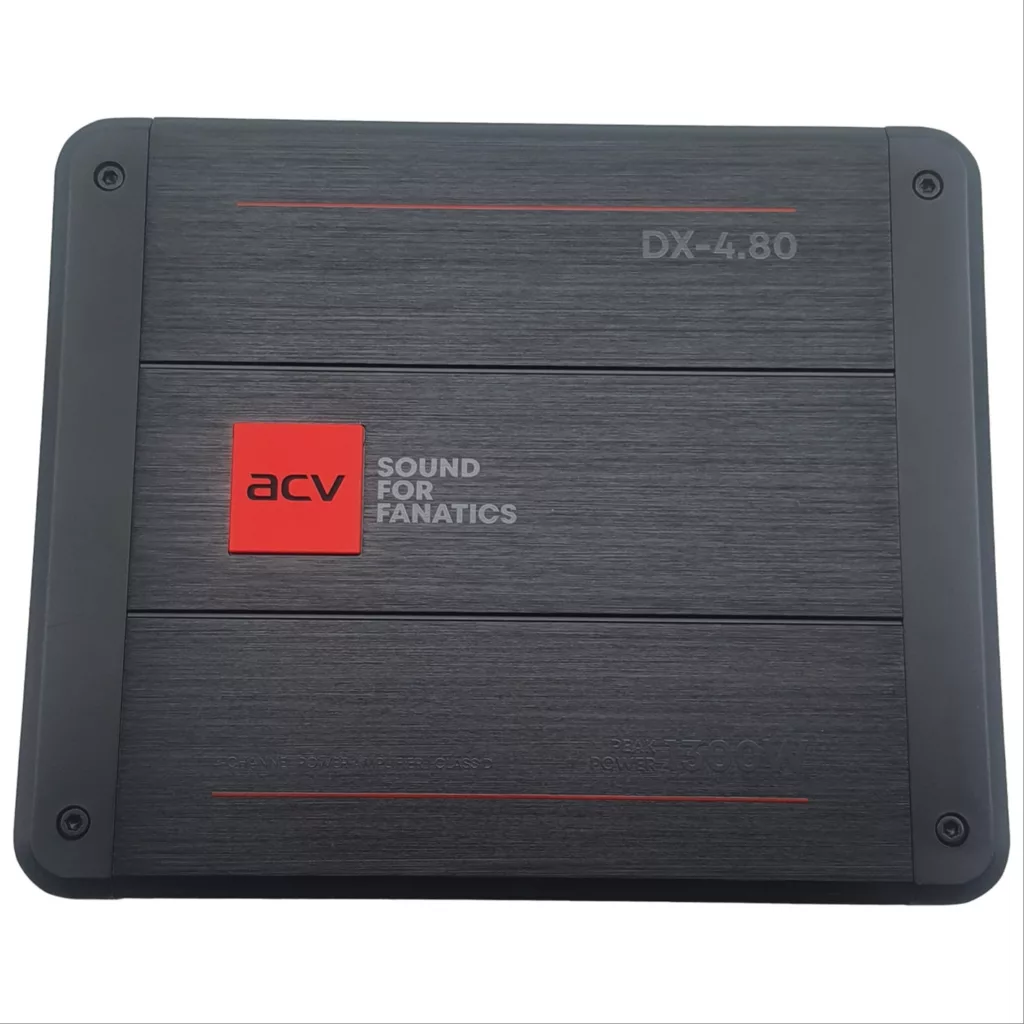 آمپلی فایر خودرو 4 کانال ای سی وی مدل DX-4.80