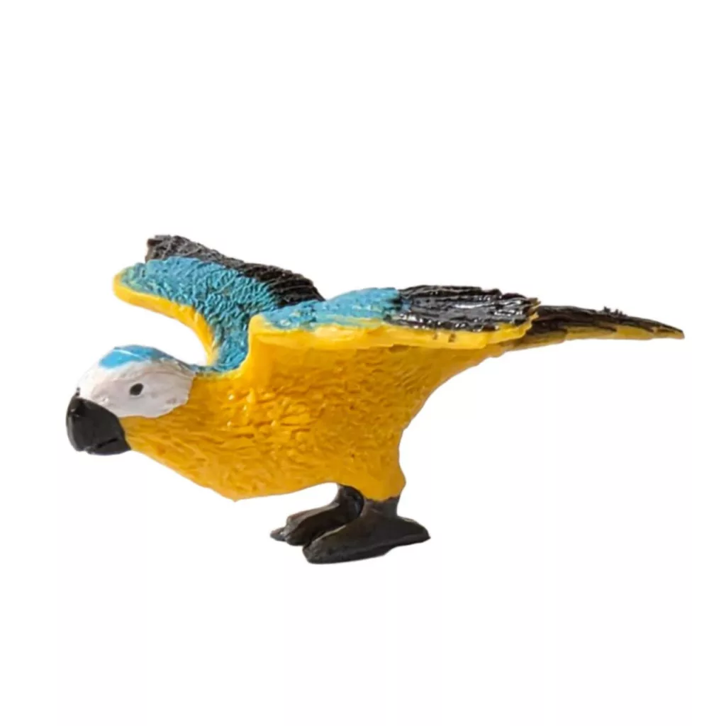 فیگور ناب سل مدل طوطی ماکائو کد MACAW NAAB023 ارتفاع 3 سانتی متر