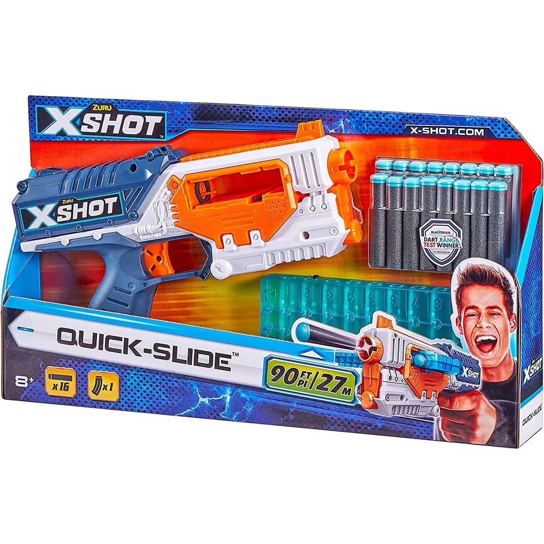 تفنگ بازی مدل X-Shot Excel Quick-Slide تفنگ بازی مدل X-Shot Excel Quick-Slide