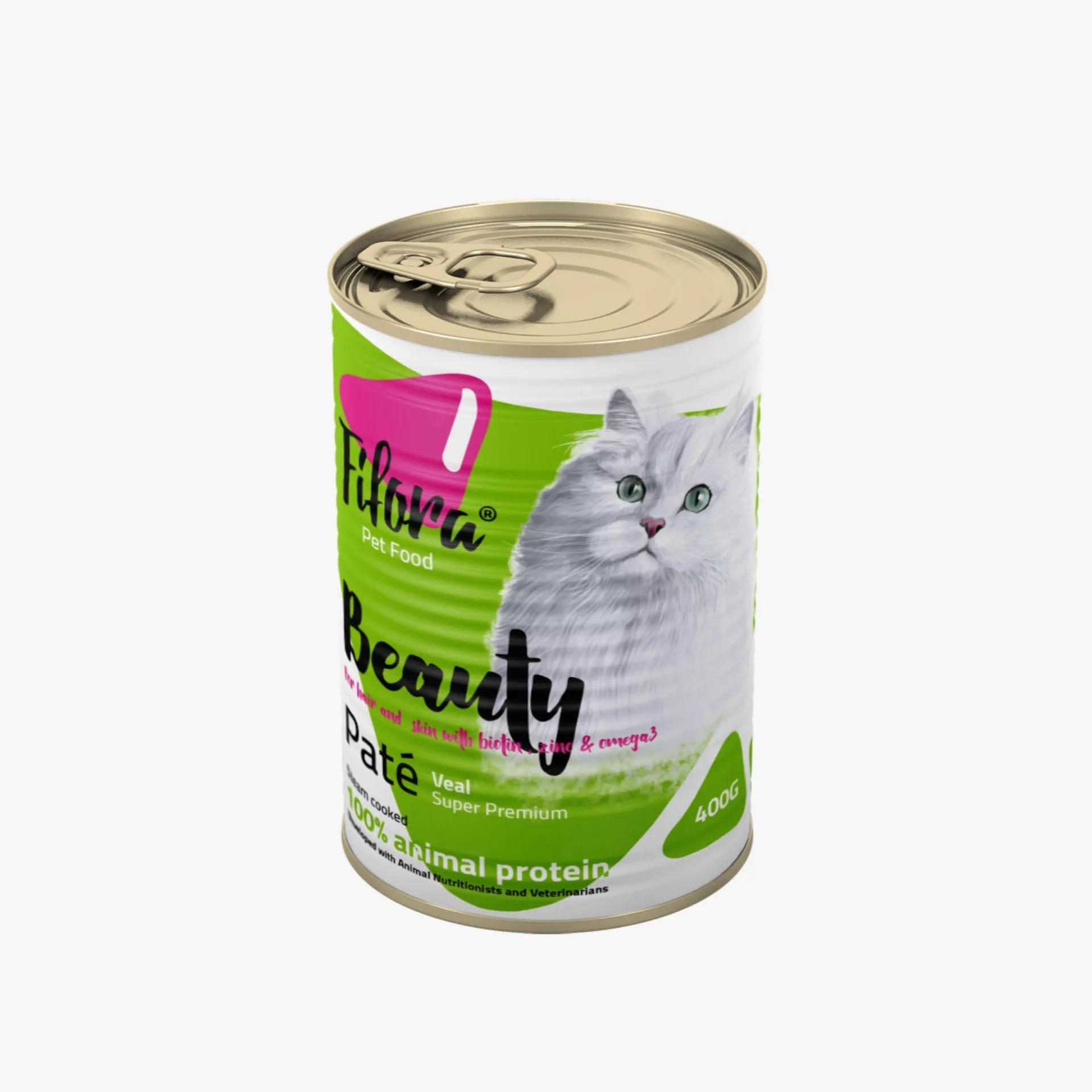کنسرو غذایی گربه فیفورا مدل Veal Pate وزن 400 گرم کنسرو غذایی گربه فیفورا مدل Veal Pate وزن 400 گرم