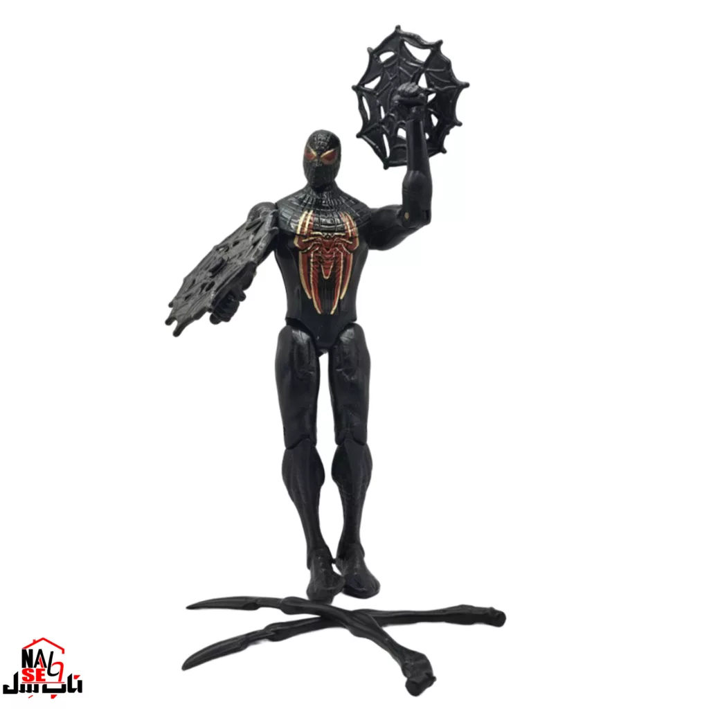 فیگور ناب سل مدل مرد عنکبوتی Black Spider-Man