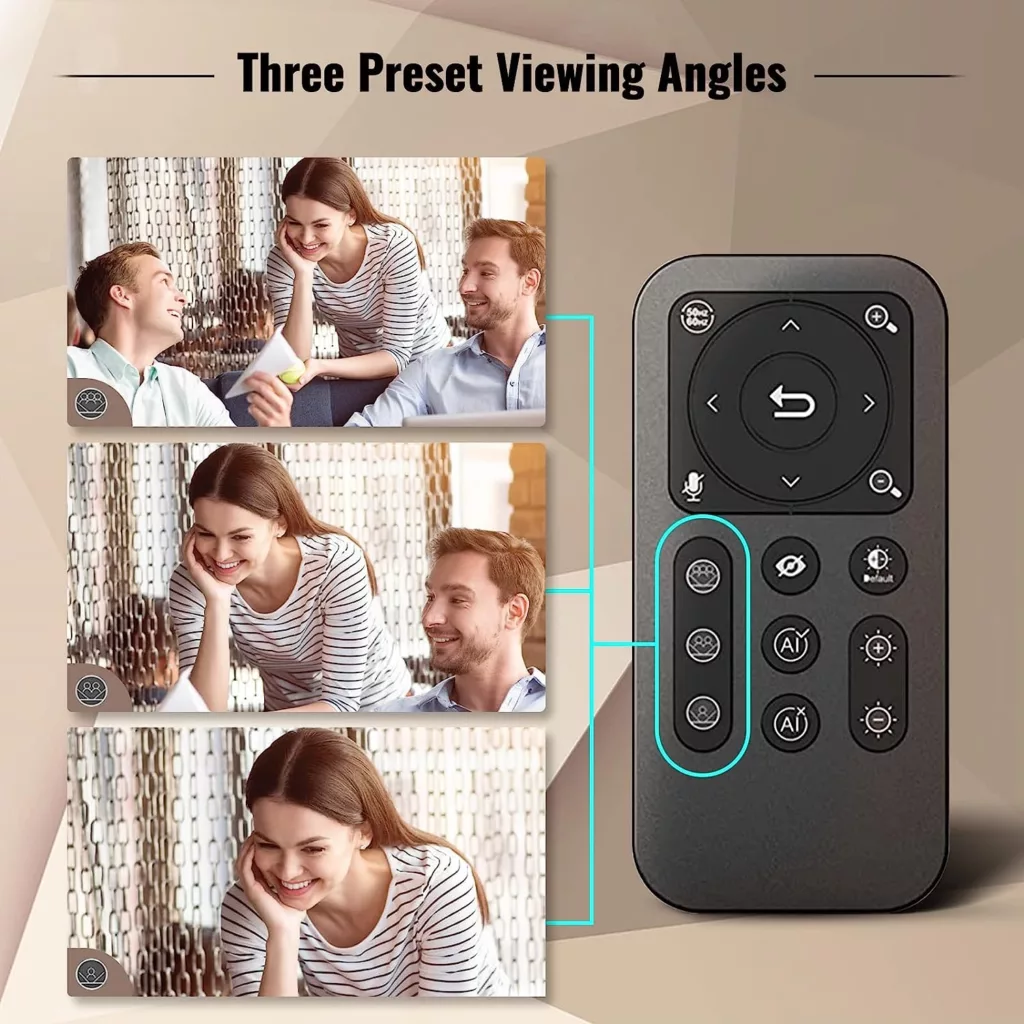 وب کم مدل 4K SONY SENSOR AI Tracking Remote Control