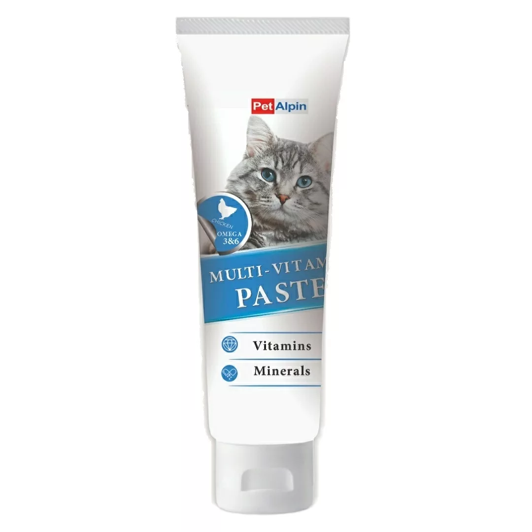 خمیر مالت گربه پتالپین مدل multi-vitamin وزن 110 گرم خمیر مالت گربه پتالپین مدل multi-vitamin وزن 110 گرم