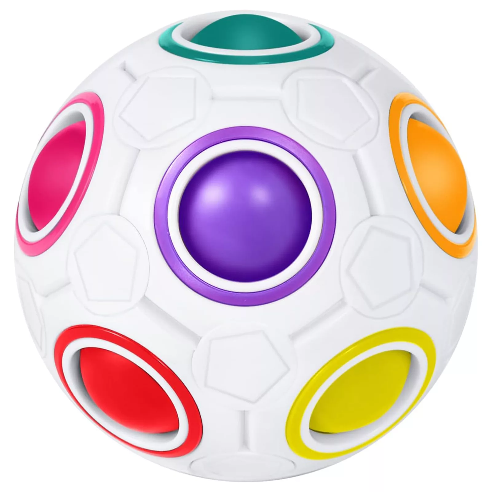 مکعب روبیک چی ای مدل توپ رنگین کمانی کای وای QY RainBow Ball مکعب روبیک چی ای مدل توپ رنگین کمانی کای وای QY RainBow Ball