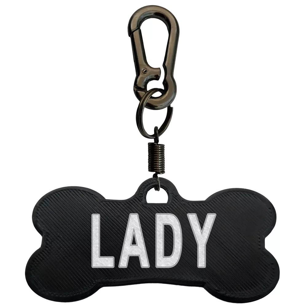 پلاک شناسایی سگ مدل Lady