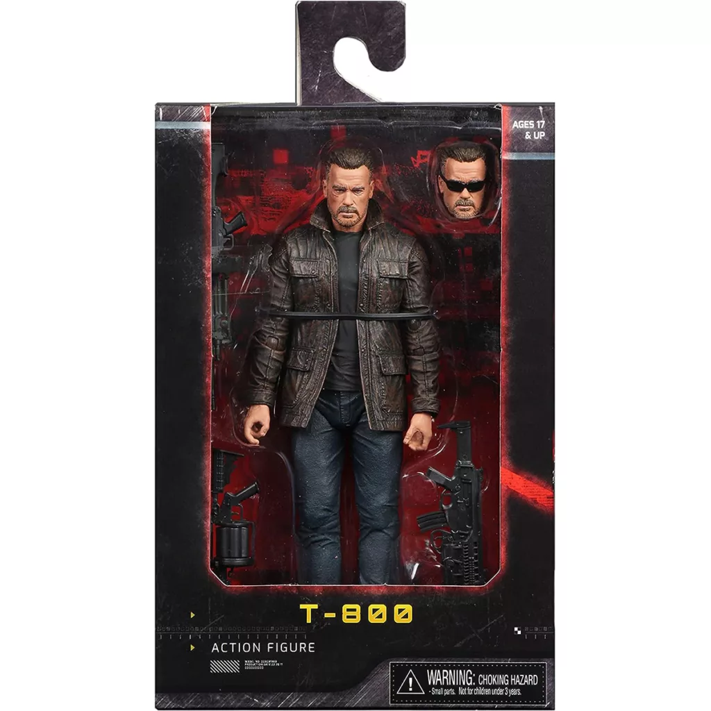 اکشن فیگور نکا مدل ترمبناتور آرنولد شوآرتزنگر T-800 Terminator Dark Fate Ultimate مجموعه 5 عددی